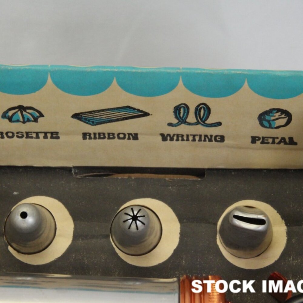 Vintage Mirro 360 Decorator Piping Tube w/6 Icing Tips Set - Picture 3 of 4